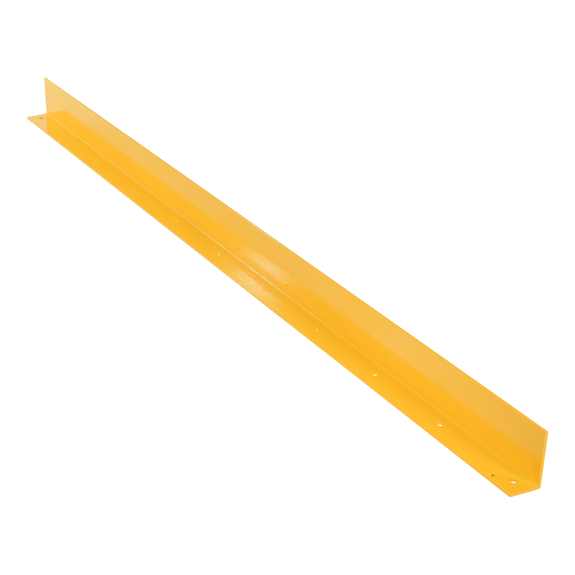 Vestil Steel Floor Safety Curb - 3/8in. Thick, 96in. Length, Yellow, Model# FSC-38-96-YL